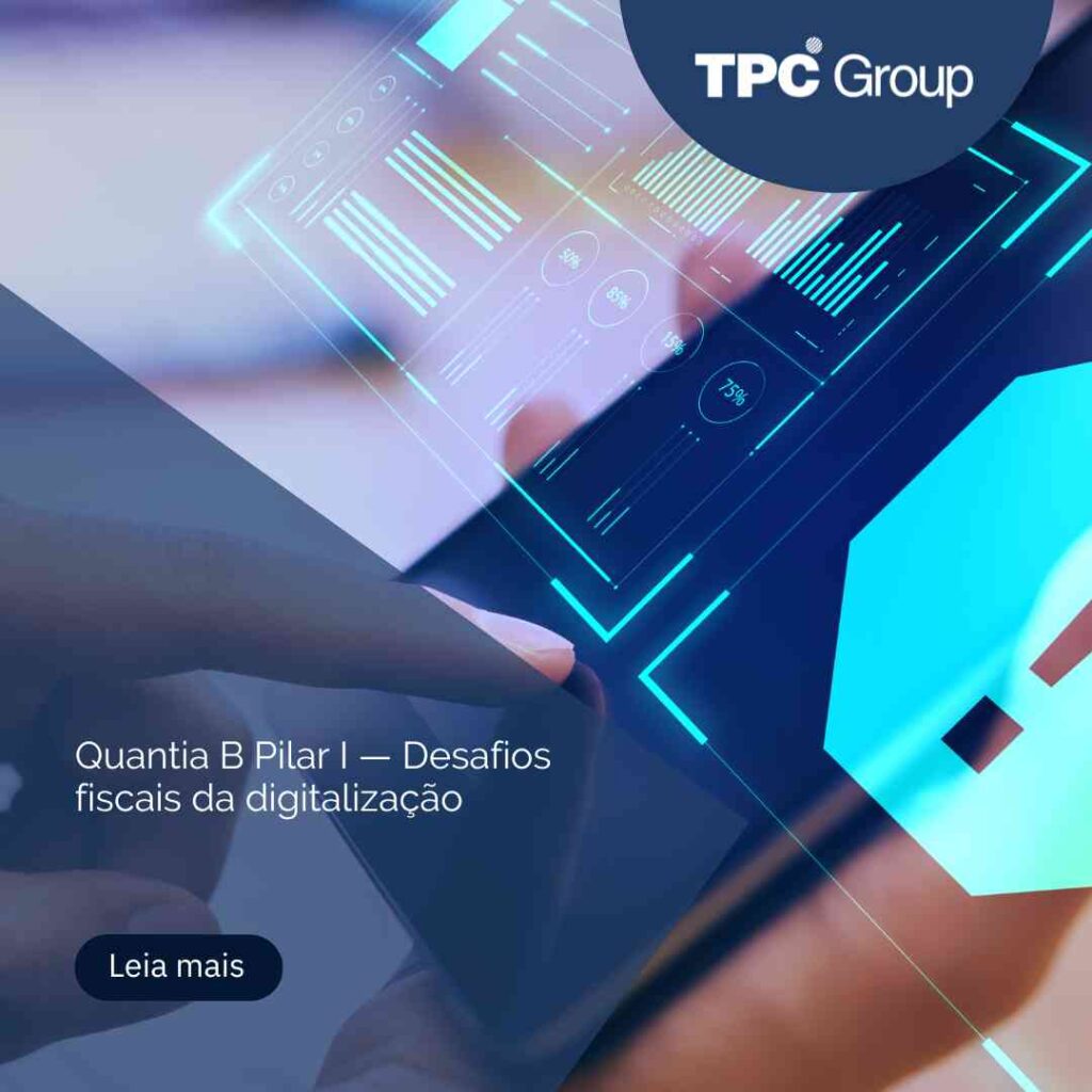 Quantia B Pilar I — Desafios fiscais da digitalização