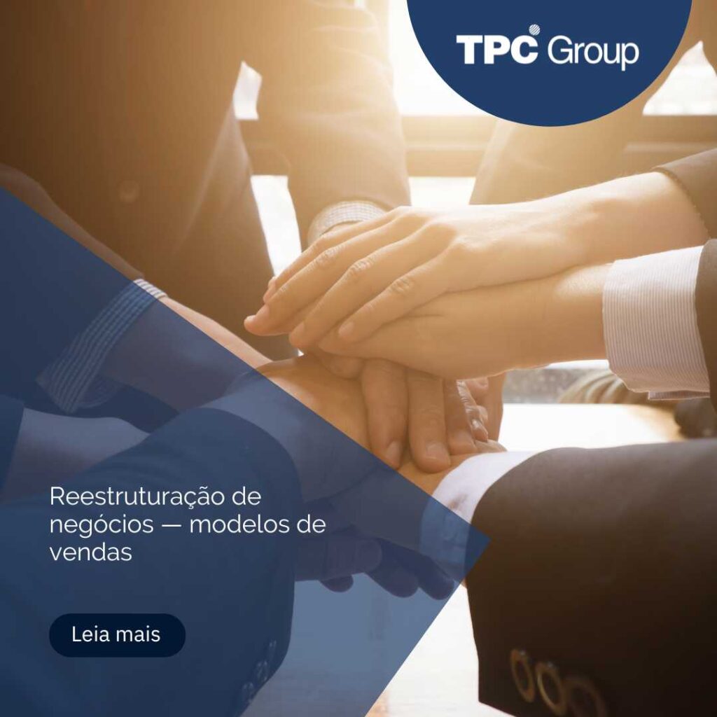 Reestruturação de negócios — modelos de vendas