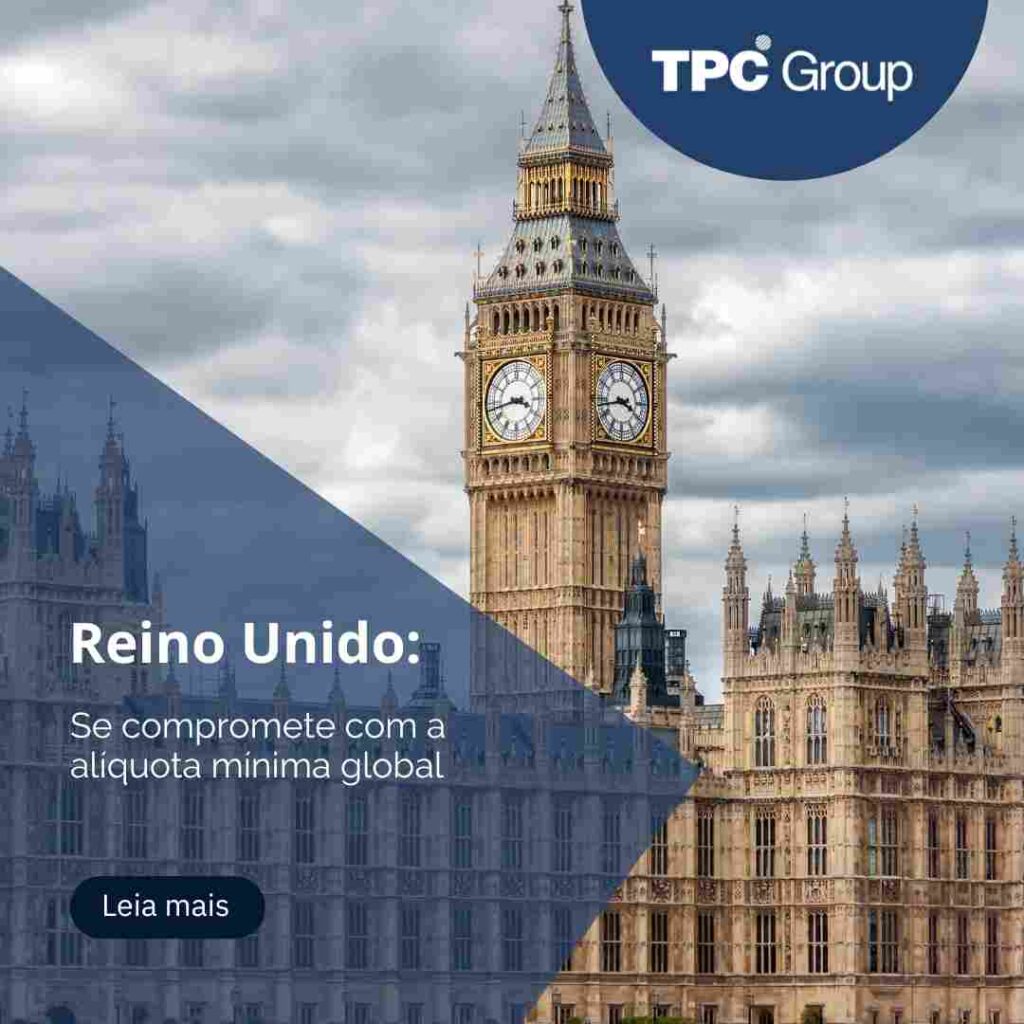 Reino Unido se compromete com a alíquota mínima global