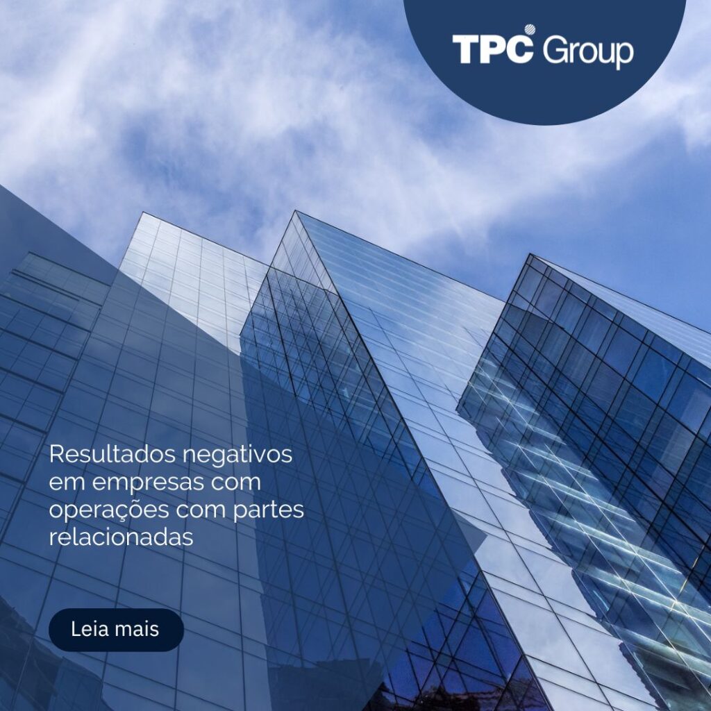 Resultados negativos em empresas com operações com partes relacionadas