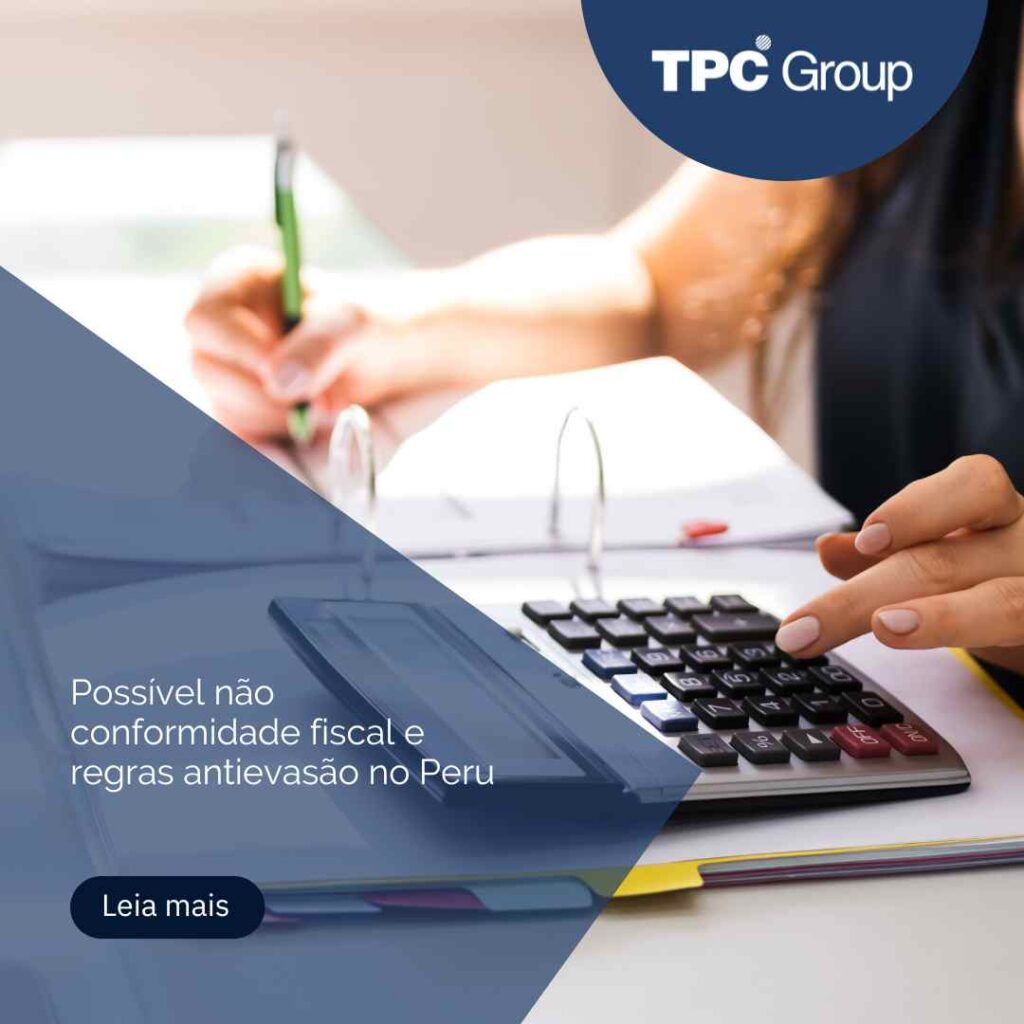 Possível não conformidade fiscal e regras antievasão no Peru