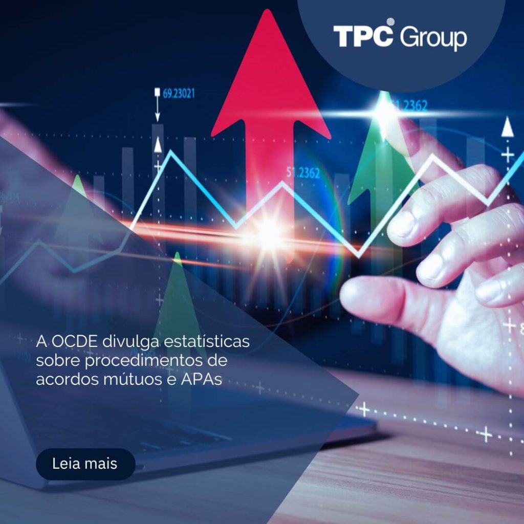 A OCDE divulga estatísticas sobre procedimentos de acordos mútuos e APAs