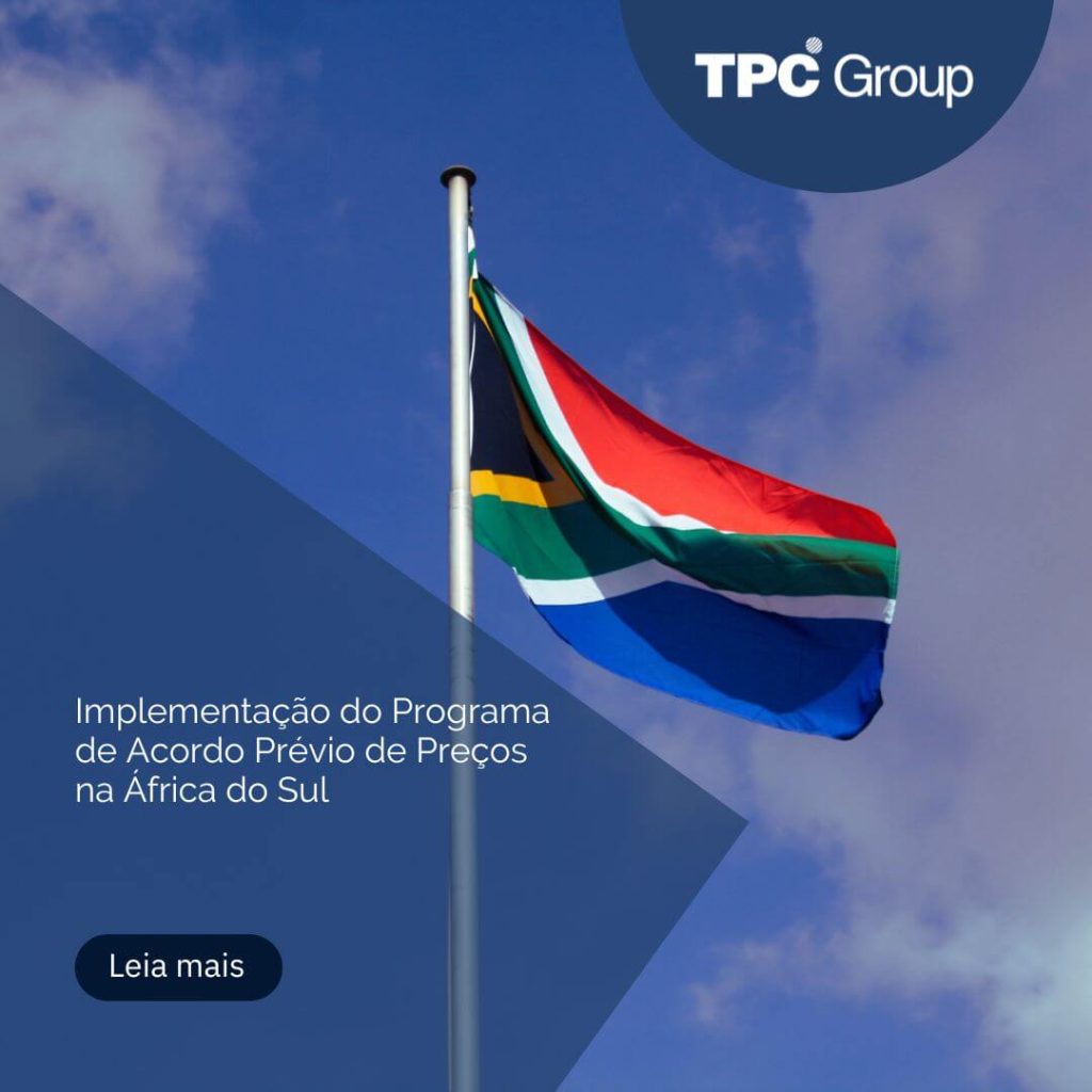 Implementação do Programa de Acordo Prévio de Preços na África do Sul