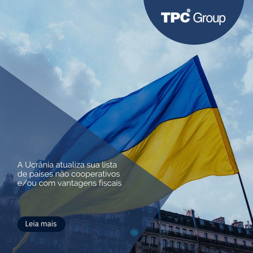 A Ucrânia atualiza sua lista de países não cooperativos e/ou com vantagens fiscais
