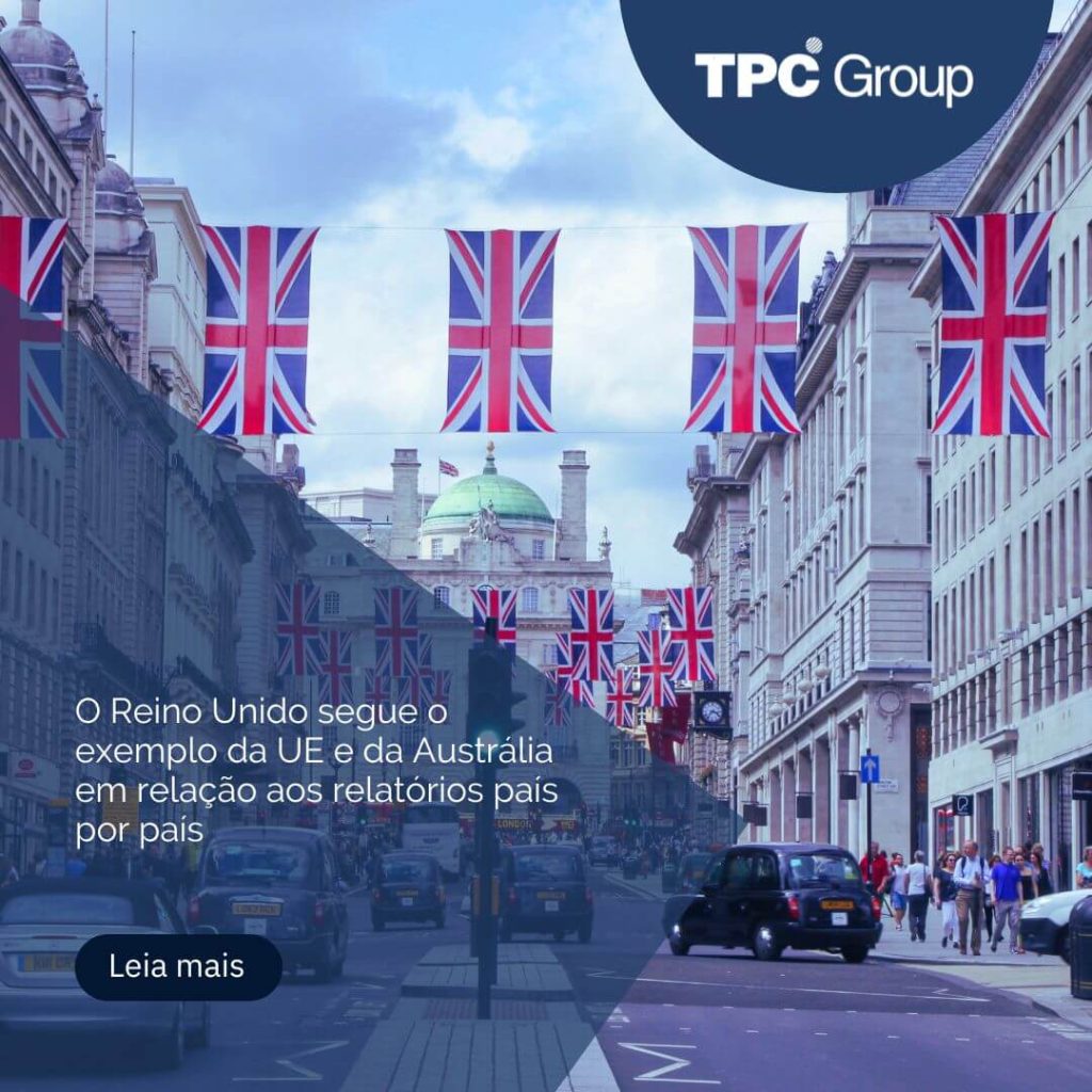 O Reino Unido segue o exemplo da UE e da Austrália em relação aos relatórios país por país